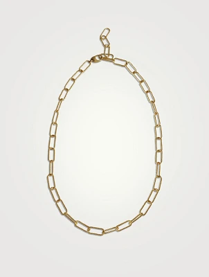 Rosa 14K Gold-Plated Chain Necklace