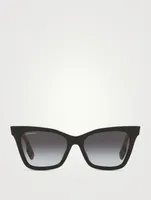 Square Sunglasses With Vintage Check