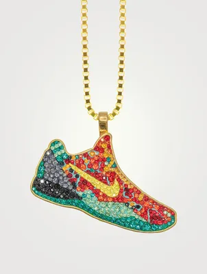 Iced Kobe 2.0 The What Necklace With Crystals - Limited Edition