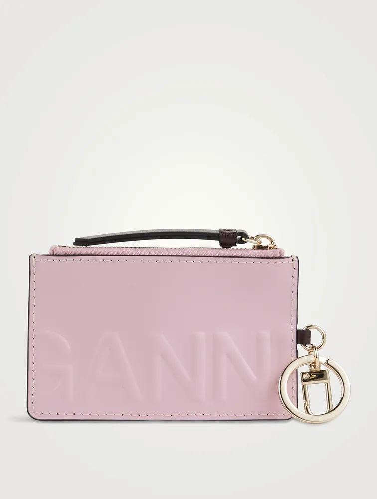 Banner Leather Zip Coin Purse