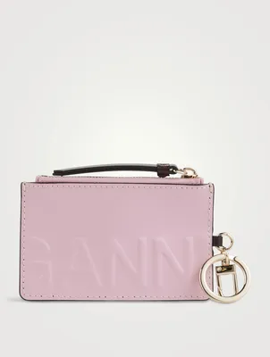 Banner Leather Zip Coin Purse