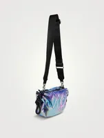 Small Iridescent Recycled Tech Duffle Bag