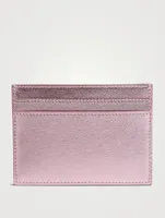 YSL Monogram Metallic Leather Card Holder