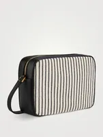 Mini Lou YSL Monogram Canvas Camera Bag In Stripe Print