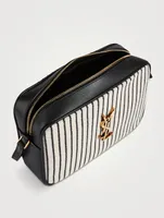 Mini Lou YSL Monogram Canvas Camera Bag In Stripe Print