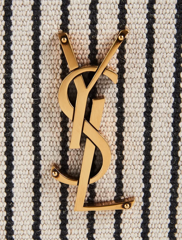 Mini Lou YSL Monogram Canvas Camera Bag In Stripe Print