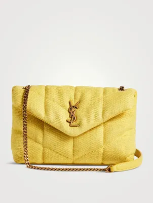 Toy Loulou Puffer YSL Monogram Canvas Chain Bag