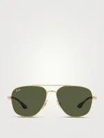 RB3683 Metal Square Aviator Sunglasses