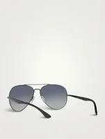 RB3675 Metal Aviator Sunglasses