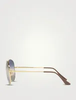 RB3689 Metal Aviator Sunglasses