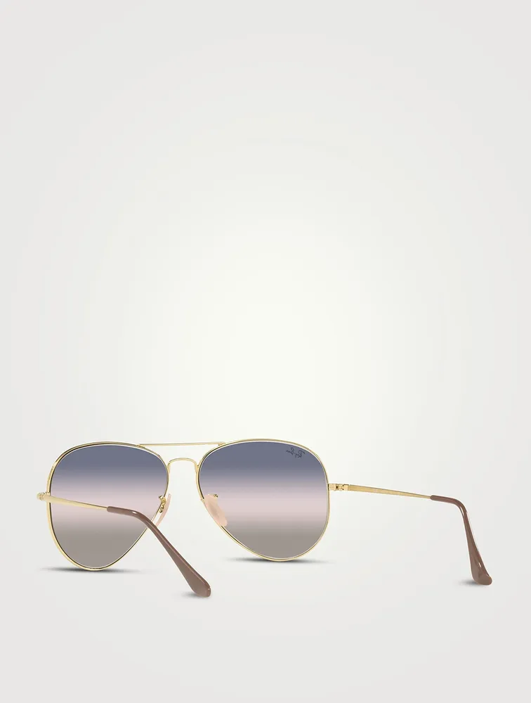 RB3689 Metal Aviator Sunglasses