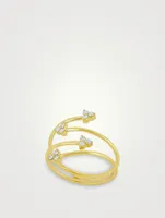 Reverie 18K Gold Ring With Diamonds