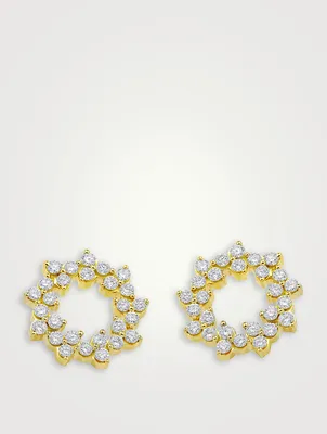 Reverie 18K Gold Earrings With Diamonds