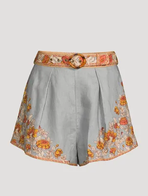 Andie Tuck Shorts Floral Print