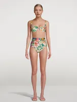 Tropicana High Waisted Swim Bottoms