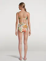 Tropicana High Waisted Swim Bottoms