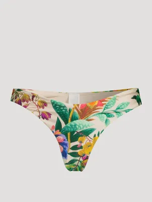 Tropicana Bikini Bottom Floral Print