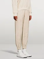Miramar Trompe L'oeil Cable-Knit Joggers