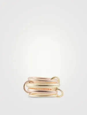 Rain 18K Gold Stacked Ring
