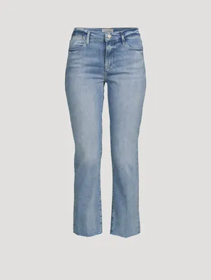 Le High Degradable Straight-Leg Jeans