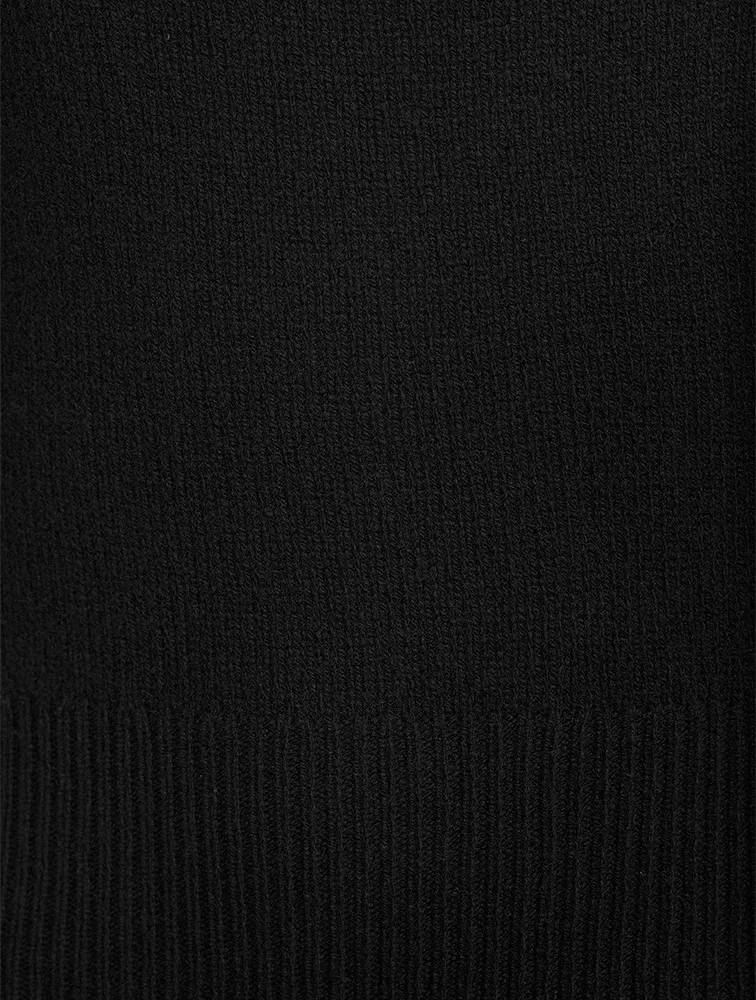 Cut-Out Cashmere Turtleneck Sweater