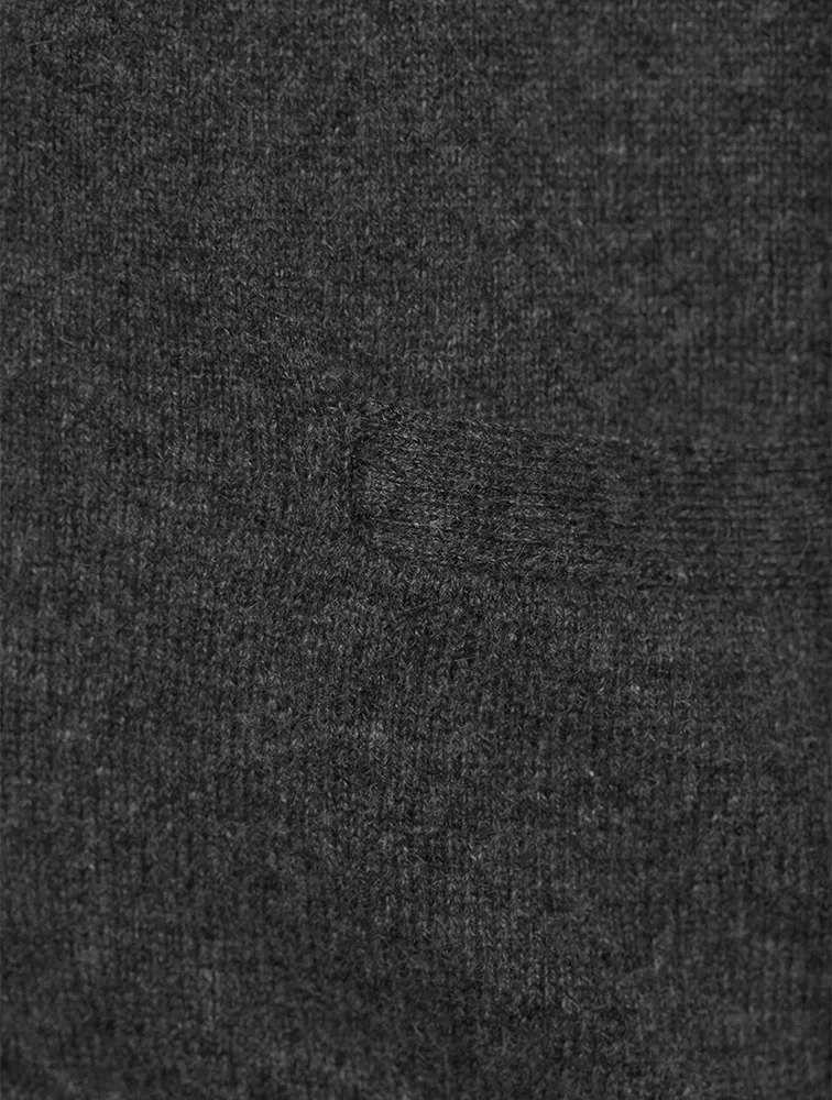Cashmere Four-Bar Cardigan