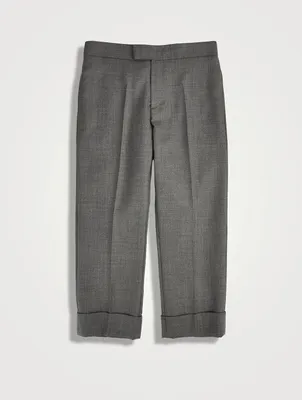 Wool Twill Suit Pants