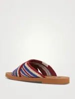Woody Crochet Slide Sandals