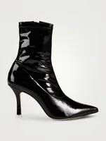 Akiyo Patent Leather Sock Boots