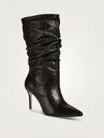 Geni Leather Scrunch Boots