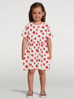 Cotton Dress Strawberry Print