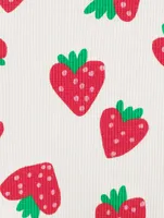 Cotton Dress Strawberry Print