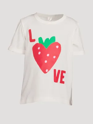 Strawberry Cotton T-Shirt