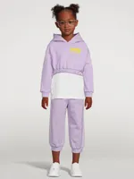 Kids Cotton Cropped Hoodie