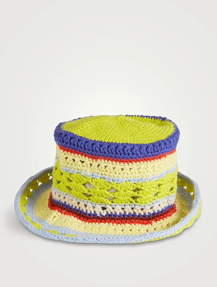Organic Cotton Crochet Bucket Hat