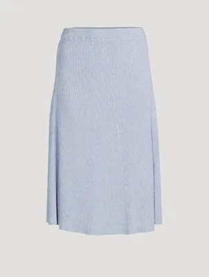 Bonnie Rib-Knit Midi Skirt