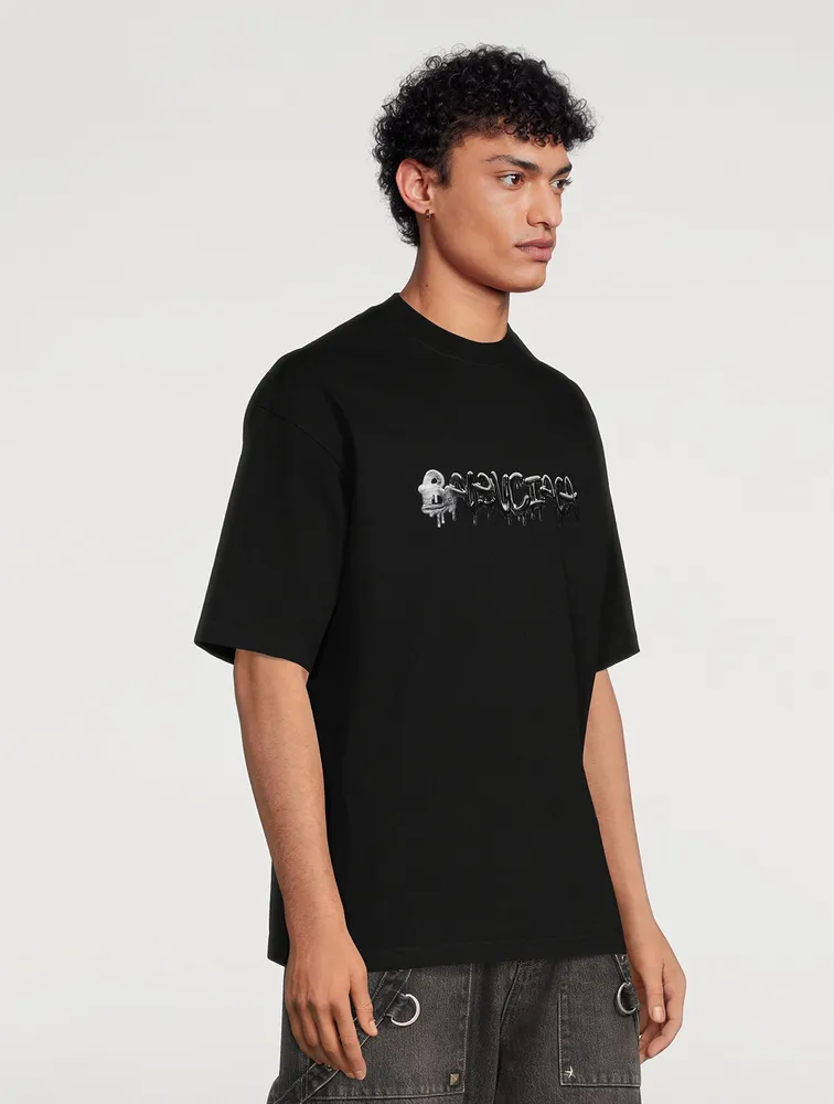 Balenciaga slime logo print T-shirt