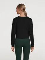 Turn Inward Front Twist Cropped Top