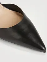 Addison Leather d'Orsay Pumps