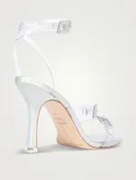 Livia PVC Sandals With Crystal Buckles