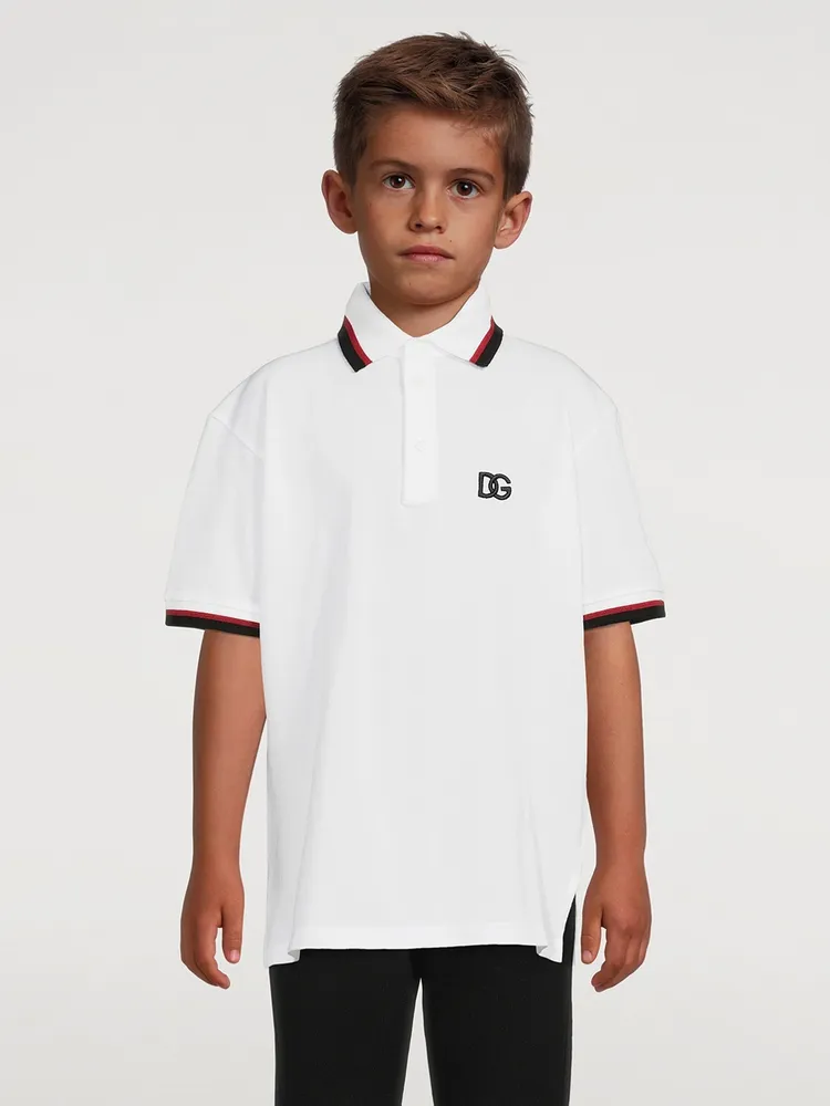 Cotton Short-Sleeve Polo Shirt