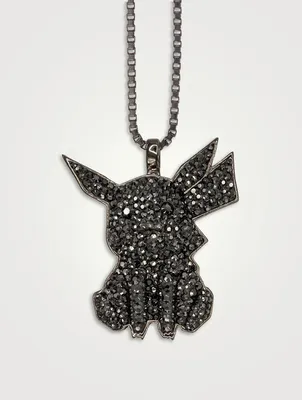 The Chrome One Necklace With Crystals - Limited Edition