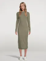 Wool And Cashmere Dress With Zipper