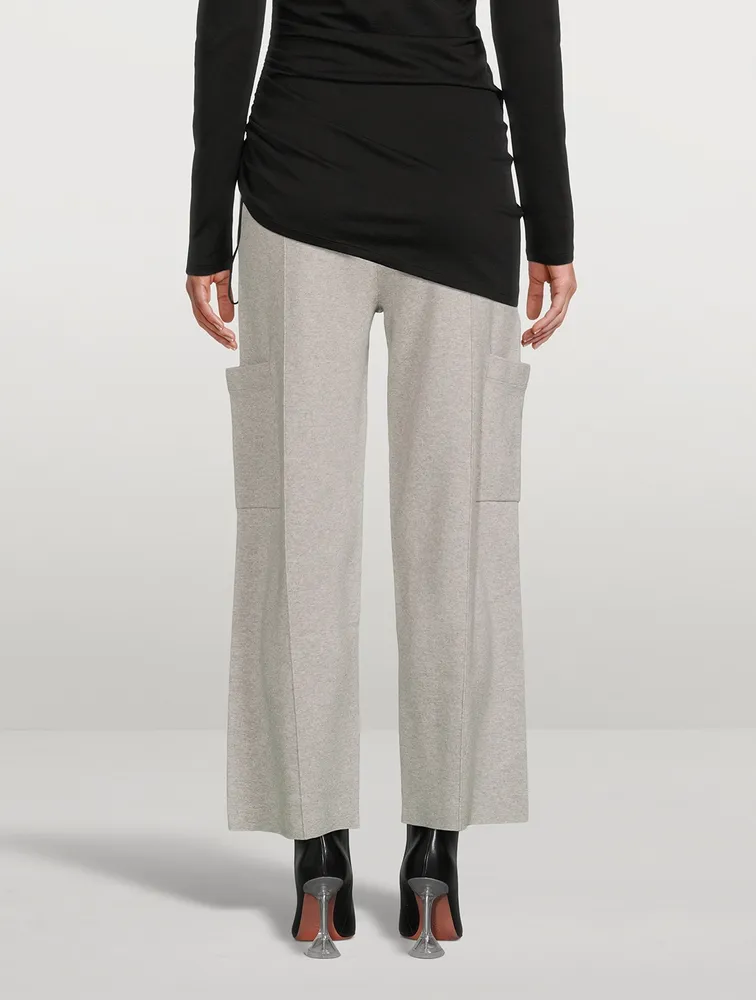 Cotton And Cashmere Utility Trousers