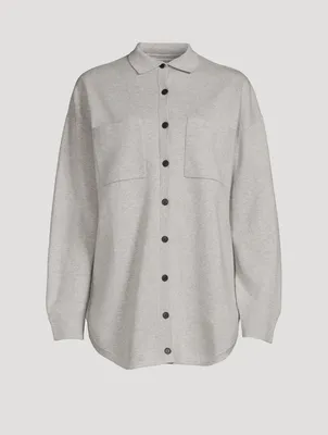 Cotton And Cashmere Utility Shirt