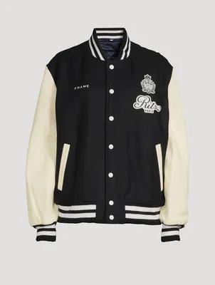 Frame x Ritz Paris Varsity Jacket