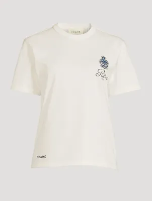 Frame x Ritz Paris Logo T-Shirt