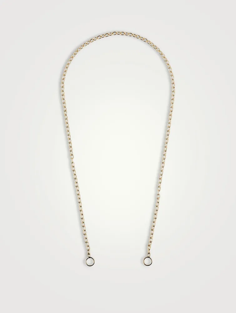 Inch 14K Gold Pulley Chain