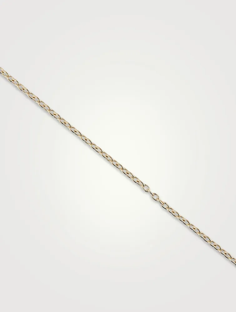 Inch 14K Gold Pulley Chain