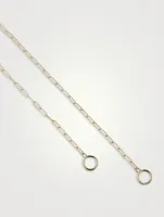 15-Inch 14K Gold Square Link Chain